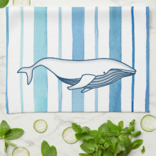 Whale Kitchen Towel
