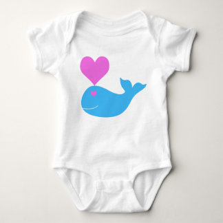 Whale Love Baby Bodysuit