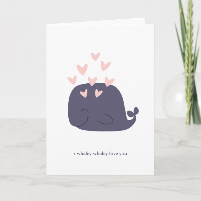 Whale Love  Card (Front)