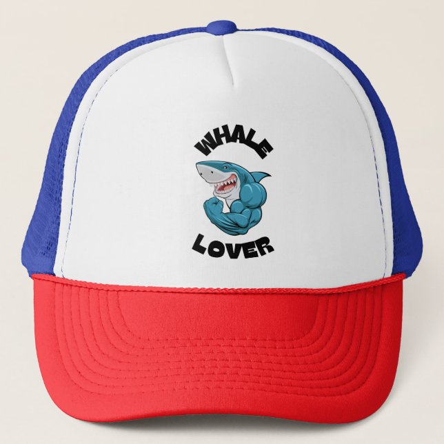 Whale Lover – Fun Ocean Cap (Front)