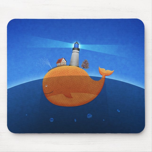 Whale Mouse Pad (Front)