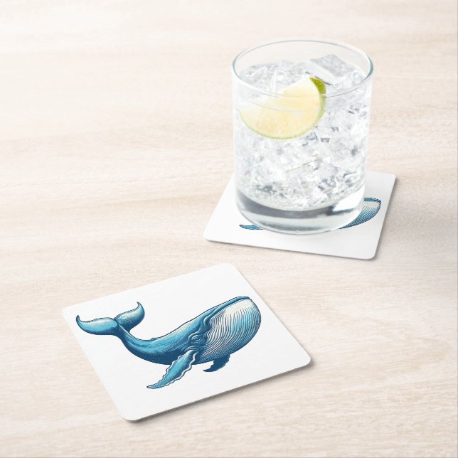 Whale Nautical Coaster (Insitu)
