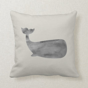 Navy whale pillow  Oceandreamer decor + gifts