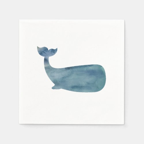 Whale Ocean Paper Napkin