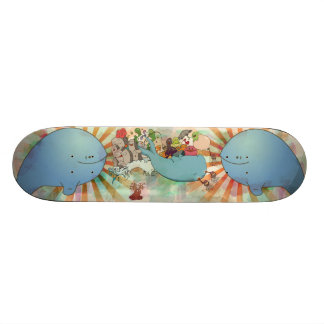 Whale of a good time skateboard deck
