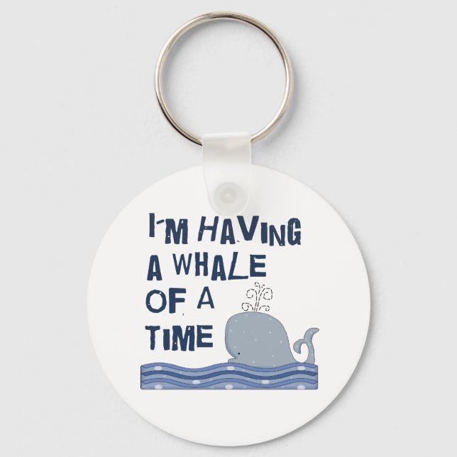 Whale of a Time Keychain (Front)