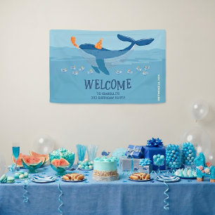 Whale of a Time – Kids Birthday Welcome Banner