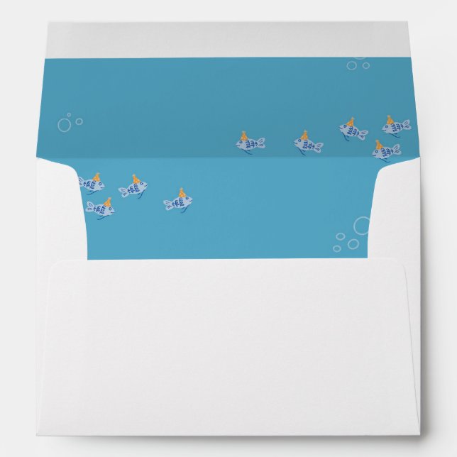 Whale of a Time Lined Envelope (Back (Bottom))