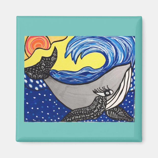 Whale of a Time Magnet (Front)