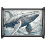Whale of a time serving tray