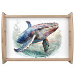 Whale of a time serving tray
