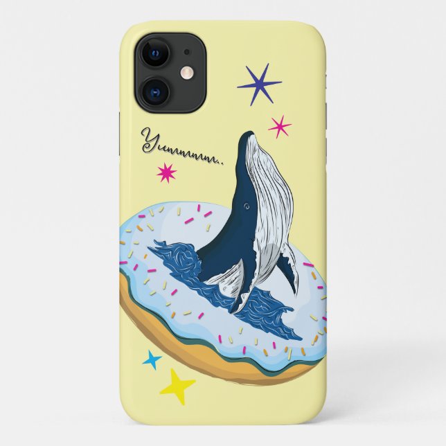 whale on donut case (Back)
