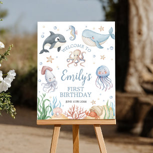 Whale Oneder the Sea Welcome Sign