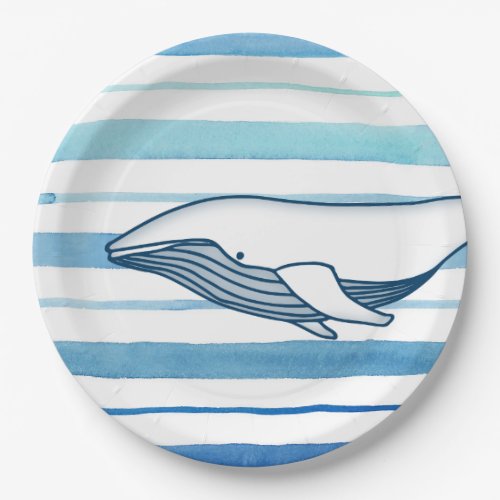 Whale Paper Plates