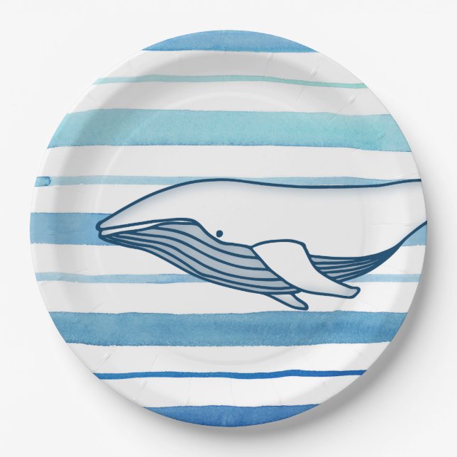 Whale Paper Plates (Front)