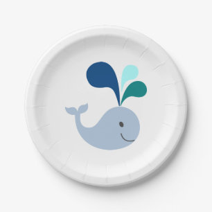Whale Paper Plates