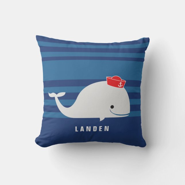 Whale | Personalized Pillow (Front)