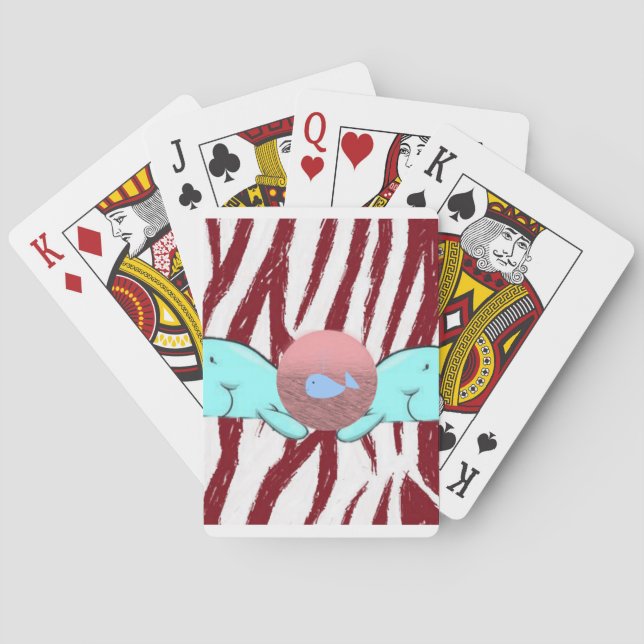 Whale Playing Card Deck (Back)