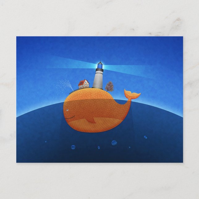 Whale Postcard (Front)