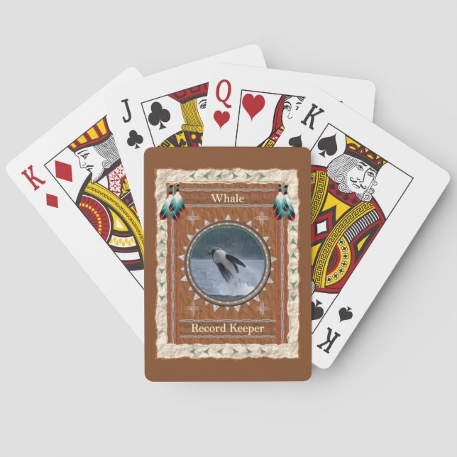 Whale Record Keeper Energy Poker Cards (Back)