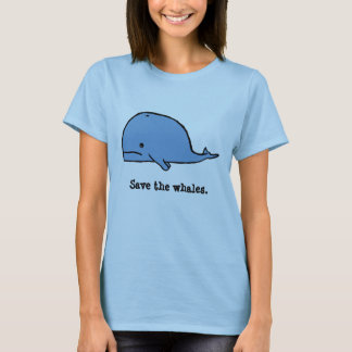whale, Save the whales. T-Shirt