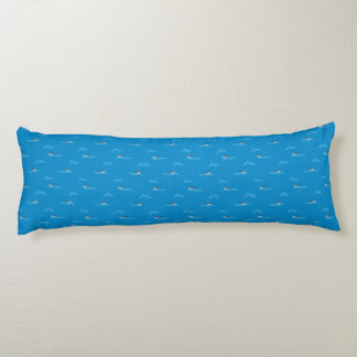 Whale Seamless Pattern Body Pillow