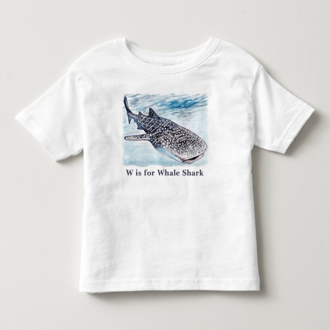 Whale Shark Artwork Baby and Kids' T-shirt (Front)