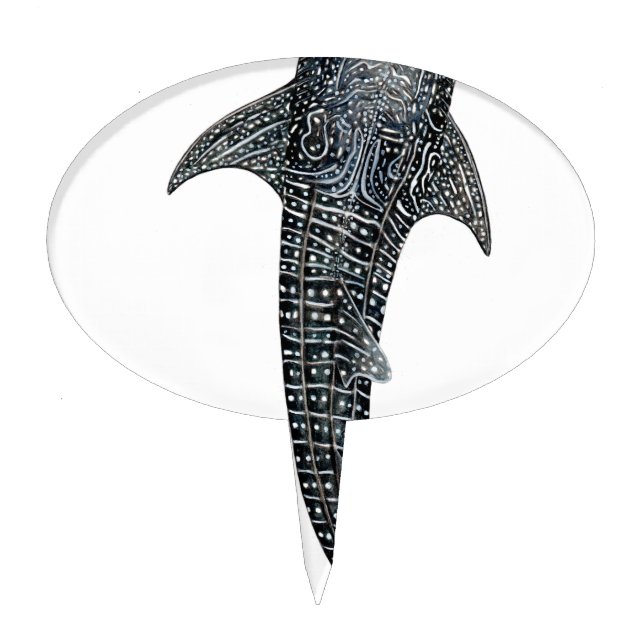 Whale shark cake topper (Front)