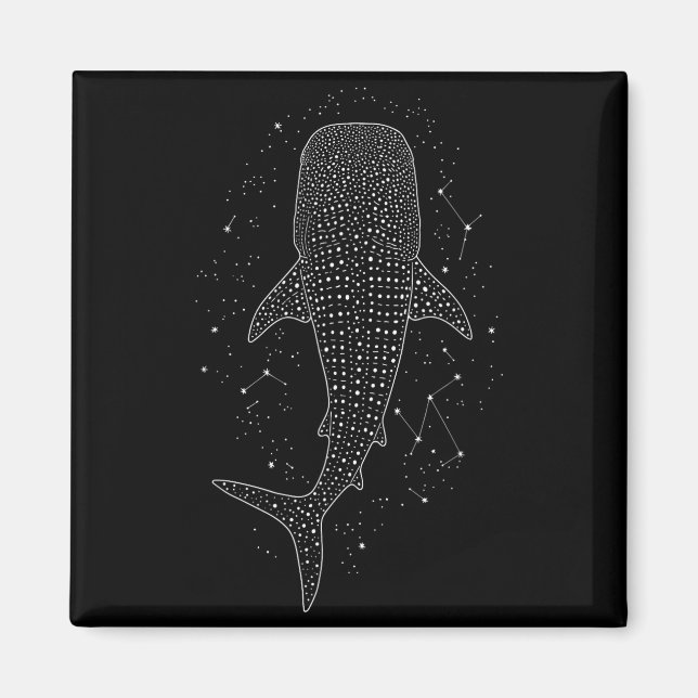 Whale Shark Constellation Marine Life For Animal L Magnet (Front)