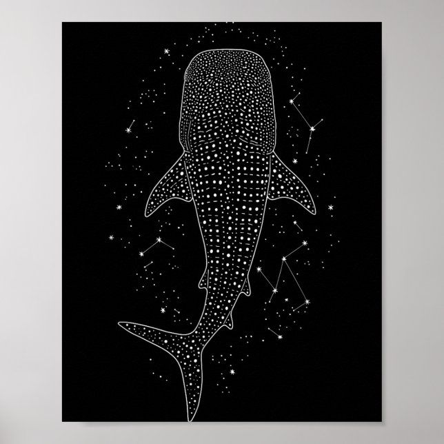 Whale Shark Constellation Marine Life For Animal L Poster (Front)
