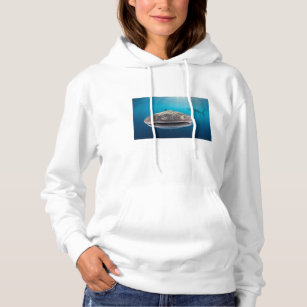 Whale Shark, Front view, Indonesia Hoodie
