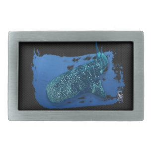Whale Shark in the deep belt buckle