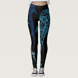 Whale shark leggings