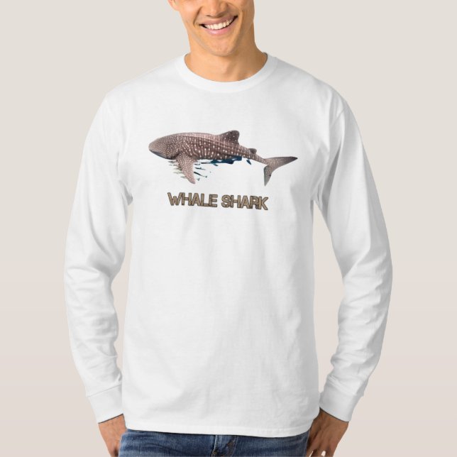Whale Shark Long T-Shirt (Front)