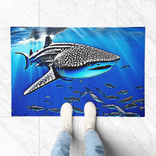 Whale Shark Majesty Design Doormat