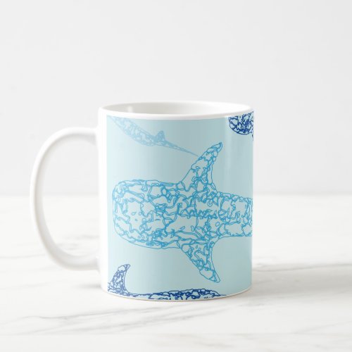 Whale shark mug