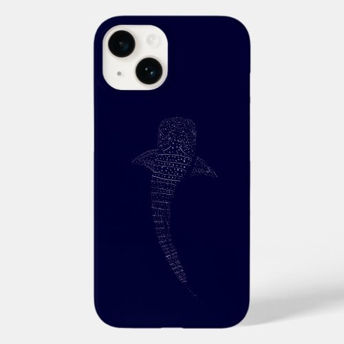 Whale Shark Simple Colored Phone Case