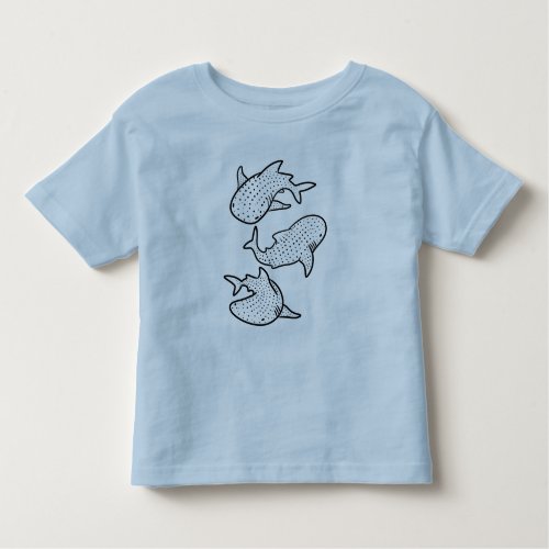 Whale shark toddler t_shirt