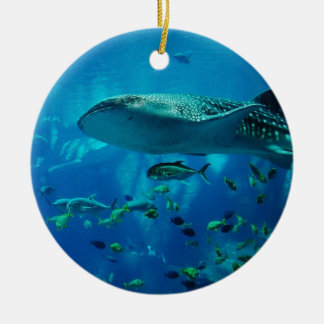 Whale Shark Underwater Oceanlife Ceramic Ornament