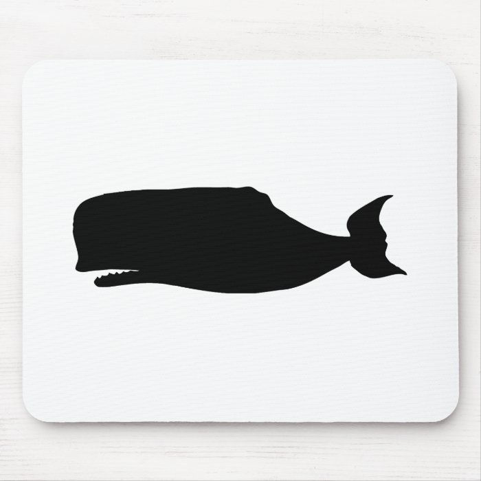 Whale Silhouette Mousepad