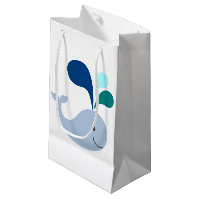 Whale Small Gift Bag (Front Angled)