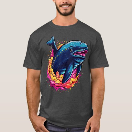 Whale Smiling T_Shirt