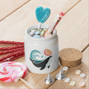 Whale Snacks Candy Jar