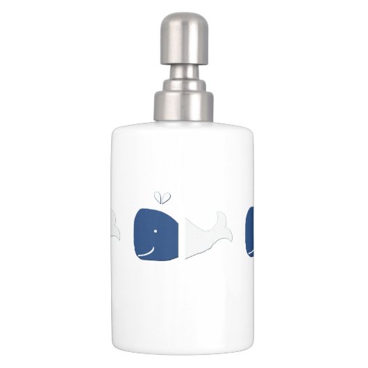 Whale Soap Dispenser & Toothbrush Holder (Back)