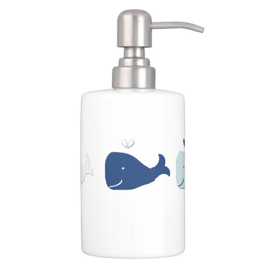 Whale Soap Dispenser & Toothbrush Holder (Right)