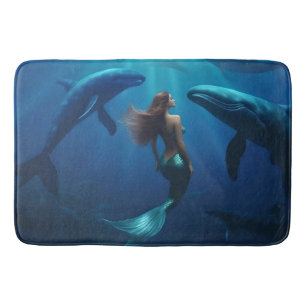 "Whale Song and Siren's Song: A Mermaid's Voyage, Bath Mat