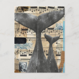 "Whale Song" - Exclusively Designed Postcard