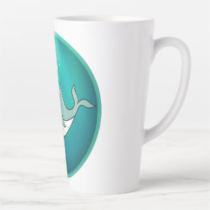 Whale, Sperm Whale, Underwater Latte Mug