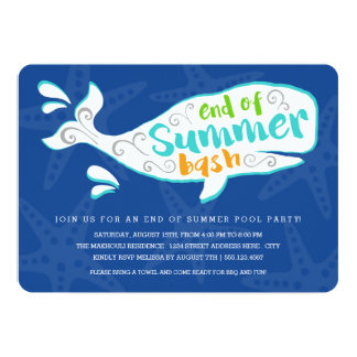 end of summer party invitations