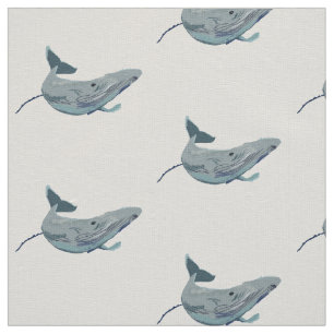 Whale Swim Fabric